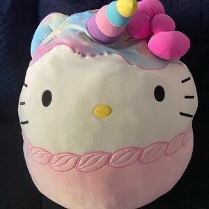 Unicorn Hello Kitty Plush Pillow
